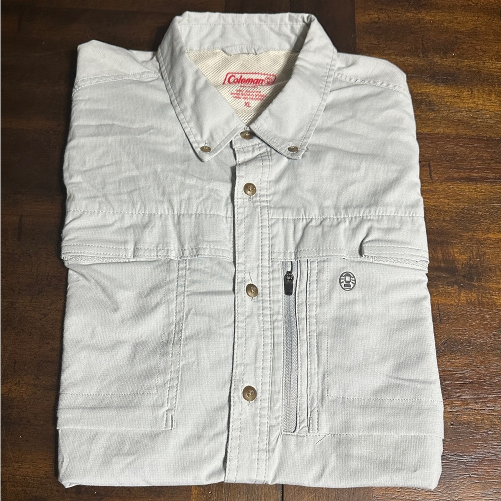 Coleman Men's Light Gray Shirt Jacket